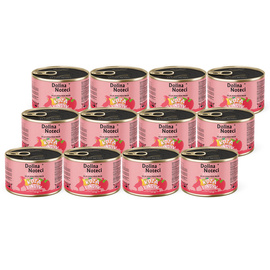 Dolina Noteci Superfood Karma mokra dla psów małych ras koza i indyk zestaw 12 x 185 g