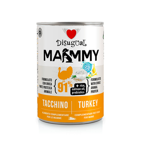 Disugual Mammy Monobiałkowa Karma mokra dla psa suki ciężarne Indyk 400 g