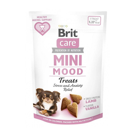 Brit Care mini Treats Mood Przysmaki dla psa małej rasy na stres 50 g