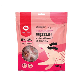 Maced Przysmak dla psa Węzełki z piersi kaczki i baraniny 500 g