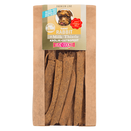 Przysmak dla psa - królik z ostropestem 80 g