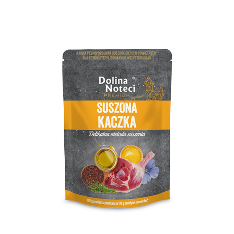 Dolina Noteci Premium Karma suszona dla kota po sterylizacji kaczka 150 g