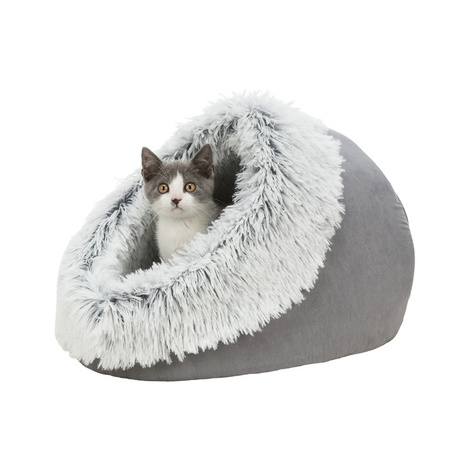 Trixie Harvey Legowisko zamknięte dla psa lub kota szaro-białe 35 x 26 x 41 cm