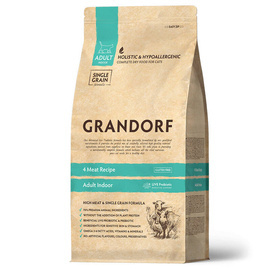 Grandorf 4 Meat Recipe Karma sucha dla kota domowego 2 kg