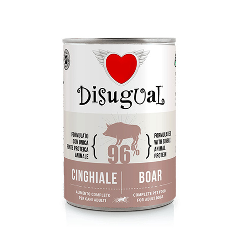 Disugual Monobiałkowa Karma mokra dla psa Dzik 400 g