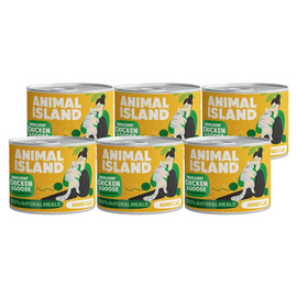 Animal Island Mokra karma dla kota kurczak gęś zestaw 6 x 200 g
