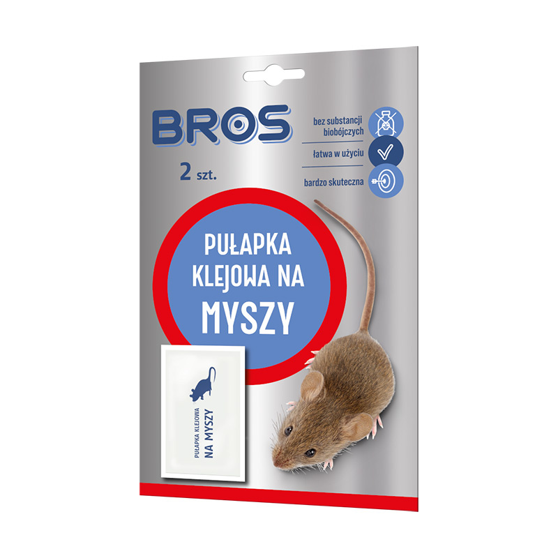 Bros pułapka klejowa na myszy 2 szt.