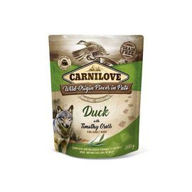 Carnilove Dog Pouch mokra karma dla psa Kaczka i Tymotka łąkowa 300g