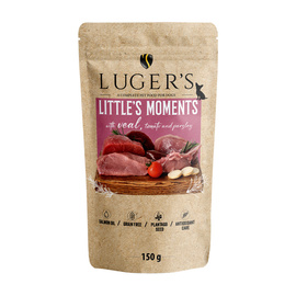 Karma mokra dla psów małych ras Luger's Little's Moments z cielęciną, pomidorem i pietruszką 150 g