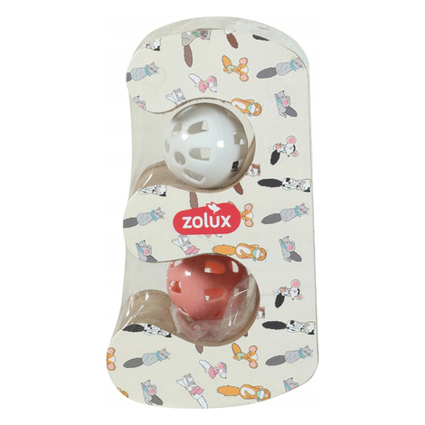 ZOLUX Drapka dla kota składana CHATOUILLE podwójna z piłkami i kocimiętką