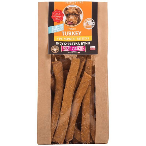 Milord Ciastka dla psa indyk i pestki dyni 80 g