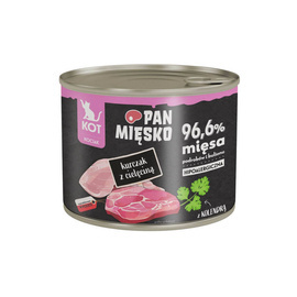 Pan Mięsko karma mokra dla kota Kurczak z cielęciną 200 g dla kociąt