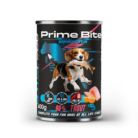 Game Dog Prime Bite Karma mokra dla psa Pstrąg z batatem 400 g