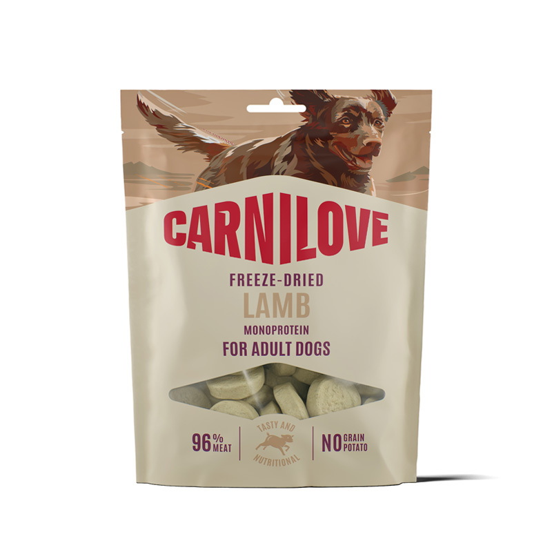 Carnilove Dog Freeze Dried Liofilizowane przysmaki mięsne dla psów Jagnięcina 60 g