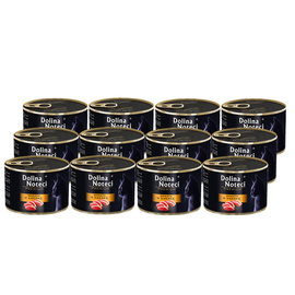 Mokra karma dla kota bogata w kaczkę Dolina Noteci Premium zestaw 12 x 185 g