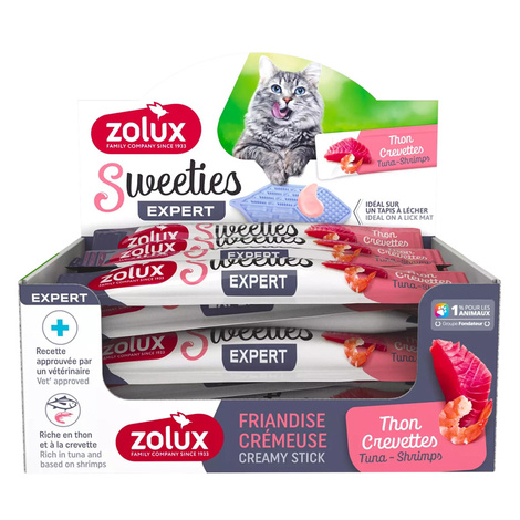 Zolux Sweeties Przysmak kremowy dla kota z tuńczykiem i krewetką 1 szt. 14 g