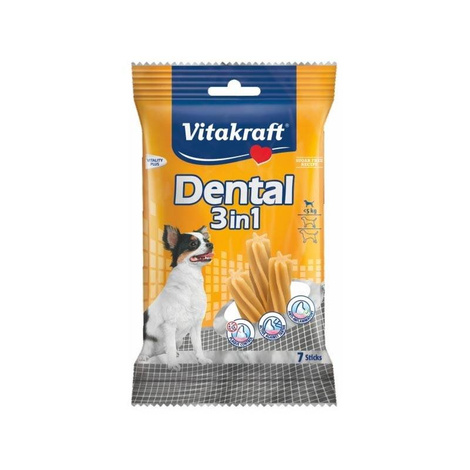 Vitakraft Dental 3w1 Przysmak dla psa poniżej 5 kg 7 szt. 70 g