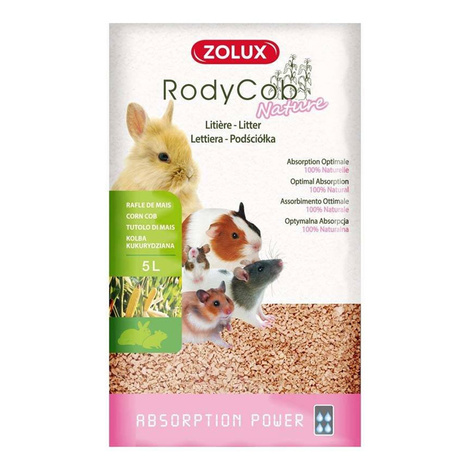 Zolux RodyCob Nature Podściółka roślinna dla gryzoni 5 l