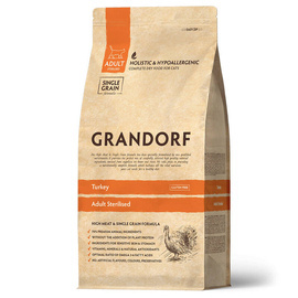Grandorf Turkey Sterilized Karma sucha dla kota sterylizowanego 2 kg