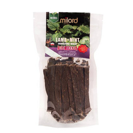 Milord Przysmak dla psa jagnięcina z miętą paski 70 g