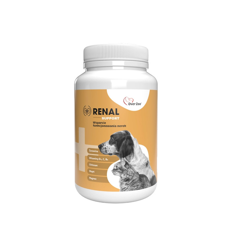 Over Zoo Renal Support Wsparcie pracy nerek psa i kota 60 szt.