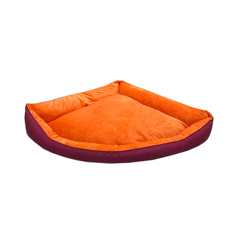Pupilarny Legowisko narożnik dla psa rozmiar M pomarańczowe