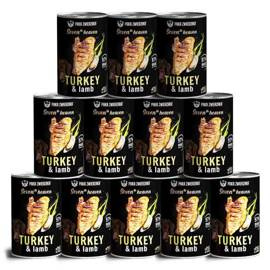 Paka Zwierzaka Karma mokra dla psa SH Turkey & lamb indyk i jagnię zestaw 12 x 400 g