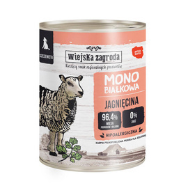 Wiejska Zagroda mokra karma monobiałkowa dla psa jagnięcina dla szczeniąt 800 g