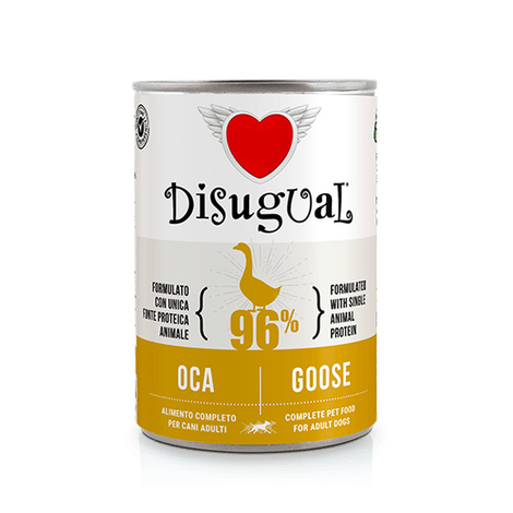 Disugual Monobiałkowa Karma mokra dla psa Gęś 400 g