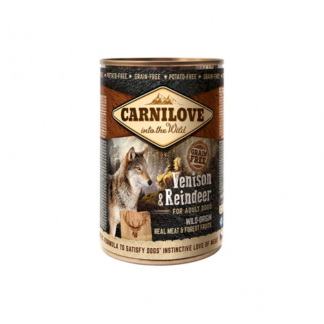 Carnilove Wild Meat Karma mokra dla psa dziczyzna i renifer 400 g