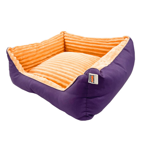 Pupilarni Kanapa legowisko dla psa lub kota rozm. XS morelowo-fioletowa