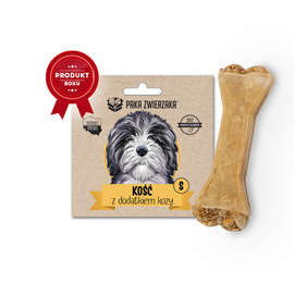 Paka Zwierzaka Gryzak dla psa Kość z dodatkiem kozy S 10 cm