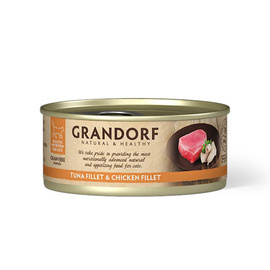 Grandorf Tuna Fillet & Chicken Fillet Karma mokra dla kota z tuńczykiem i kurczakiem 70 g