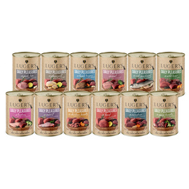 Karma mokra dla psa Luger's Daily Pleasures mix smaków zestaw 12 x 400 g