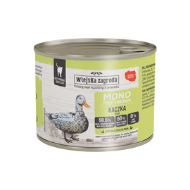 Wiejska Zagroda mokra karma monobiałkowa dla kota kaczka 200 g