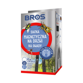 Bros siatka na drzwi magnetyczna 100 x 220 biała