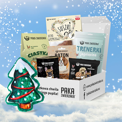 Paka Zwierzaka Box Świąteczny dla psa