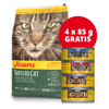 Karma sucha dla kota Josera Nature Cat 10 kg + gratis 4 puszki karmy mokrej 85 g  