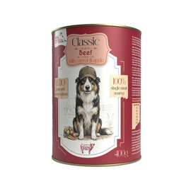 Syta Micha Classic Mokra karma dla psa wołowina z marchewką 400 g