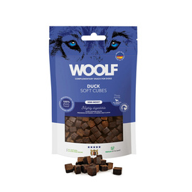 Woolf Soft Cubes Duck monoprotein Przysmak dla psa kosteczki z kaczki 100 g