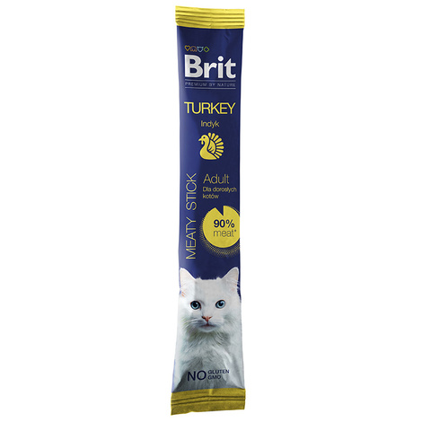 Brit Premium by Nature Meaty Stick przysmak dla kota z indykiem 5g