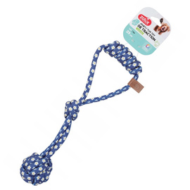 ZOLUX Szarpak dla psa – Węzeł z plecionego sznurka BLUE FLOWER 39 cm